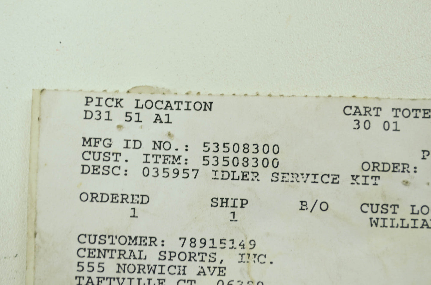 NEW Gravely Idler Pulley NOS