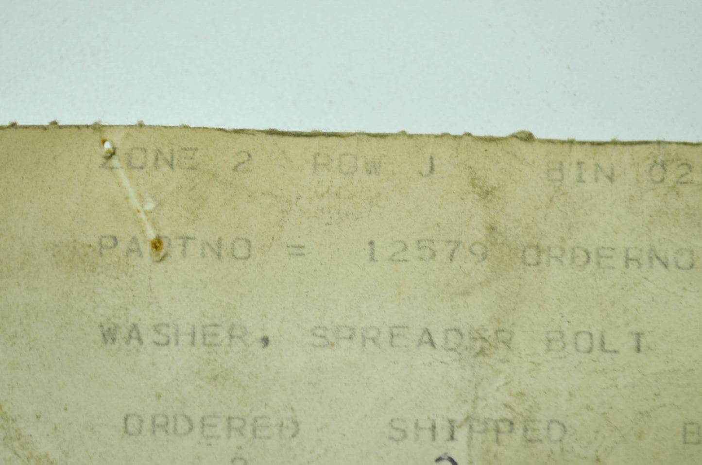 Spreader Washer NOS