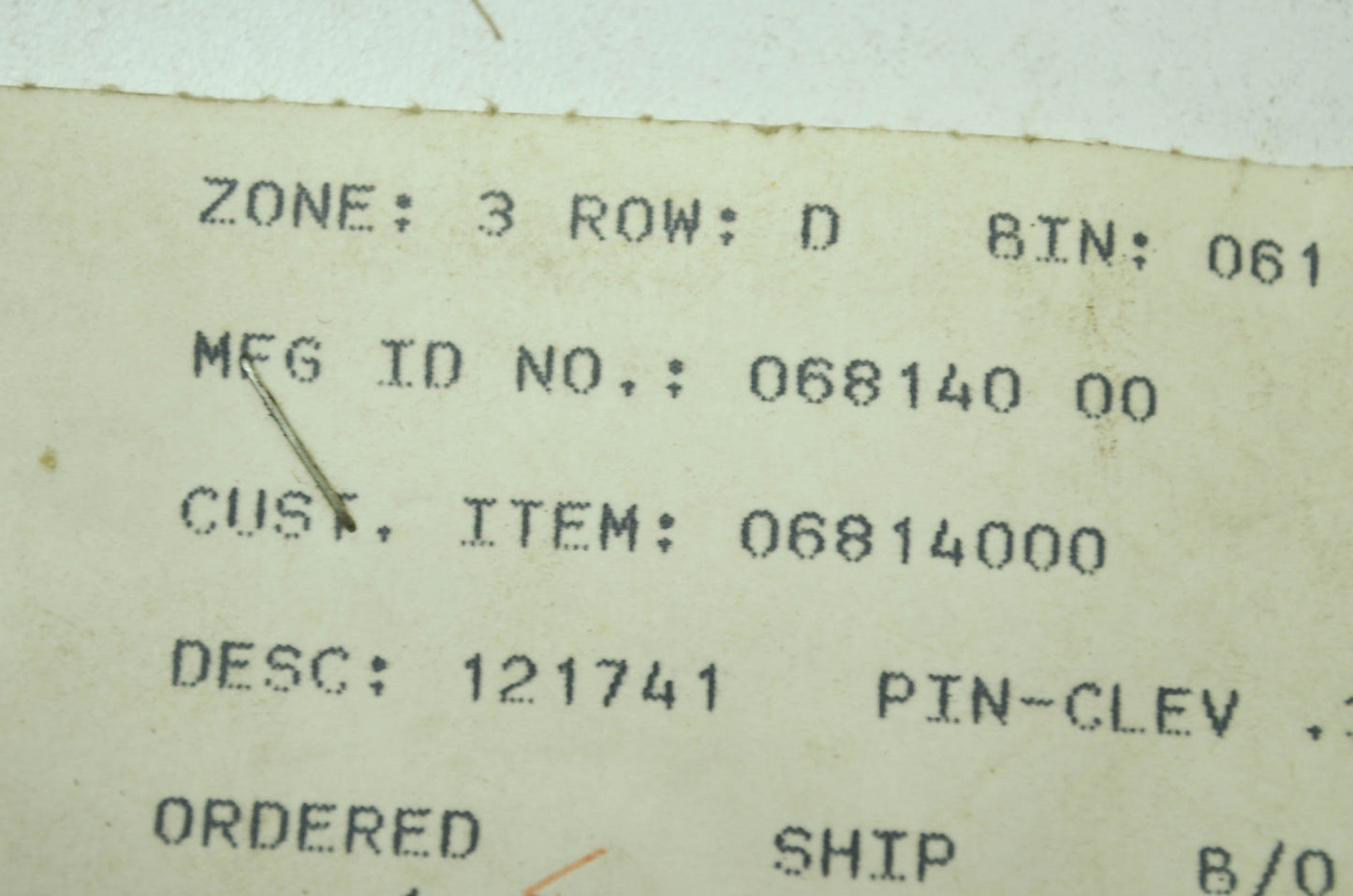 NEW Gravely Clevis Pin NOS