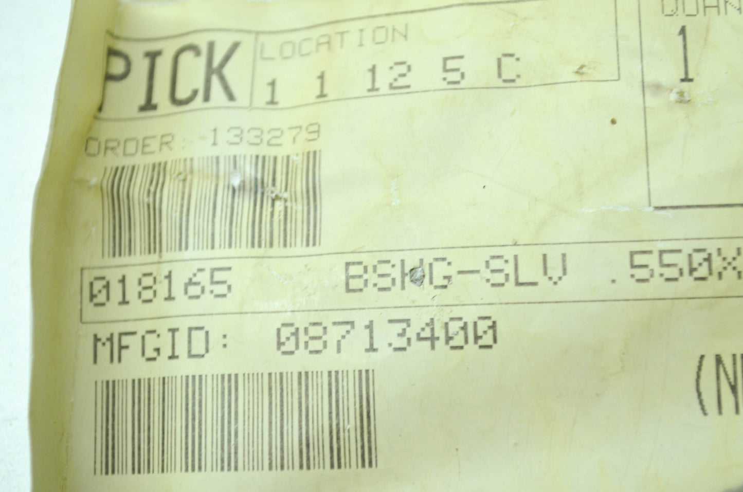 Bushing Sleeve 0 NOS