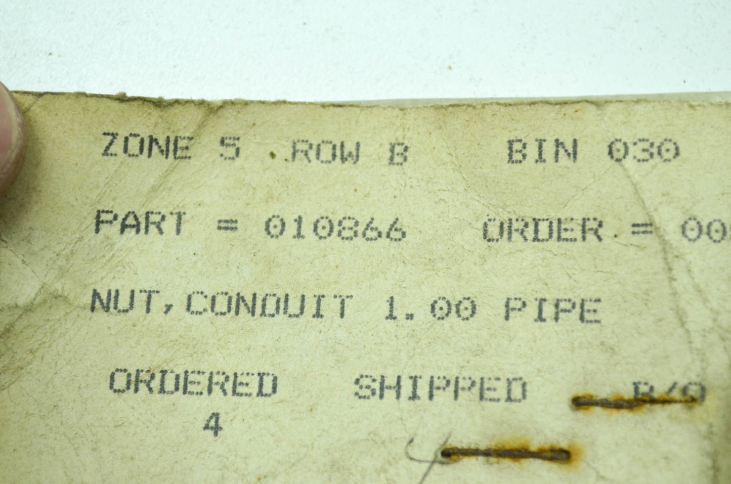 Muffler Lock Nut 0 NOS