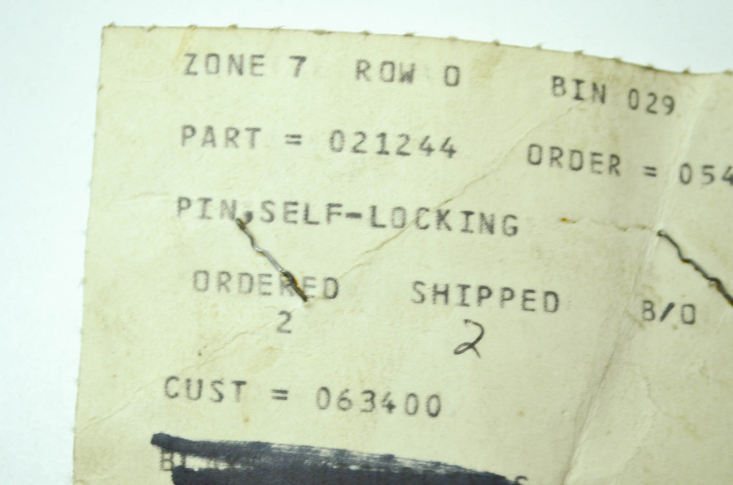 Locking Pin 0 NOS