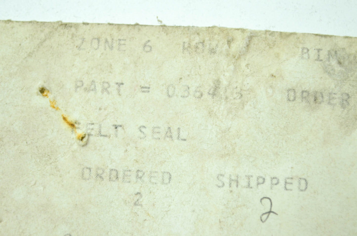 Felt Seal 0 NOS
