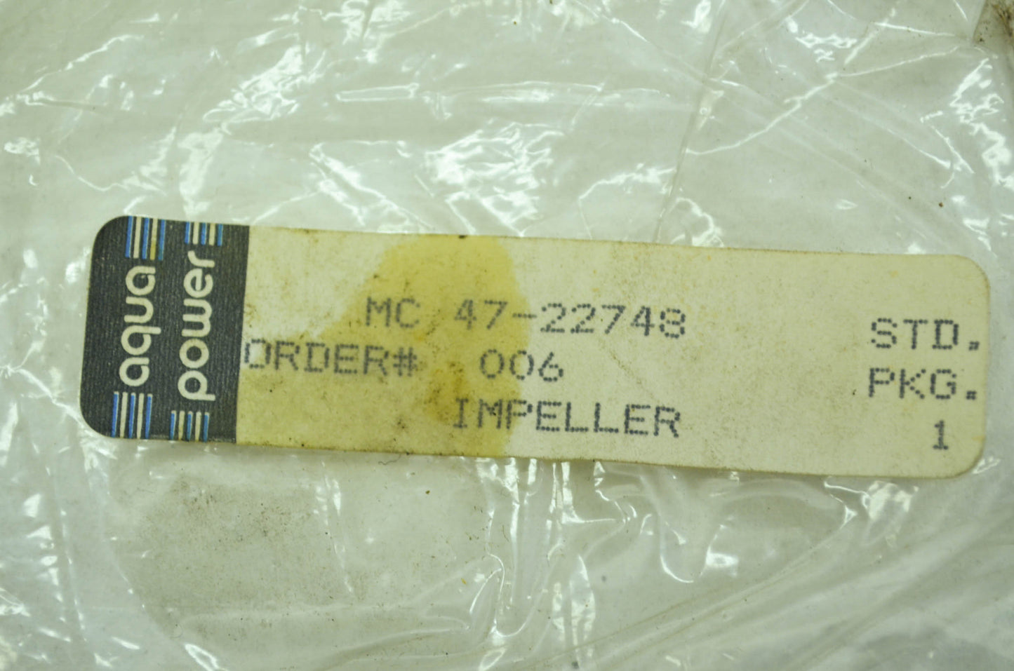 NEW Aqua Power Impeller Mercury Outboard NOS