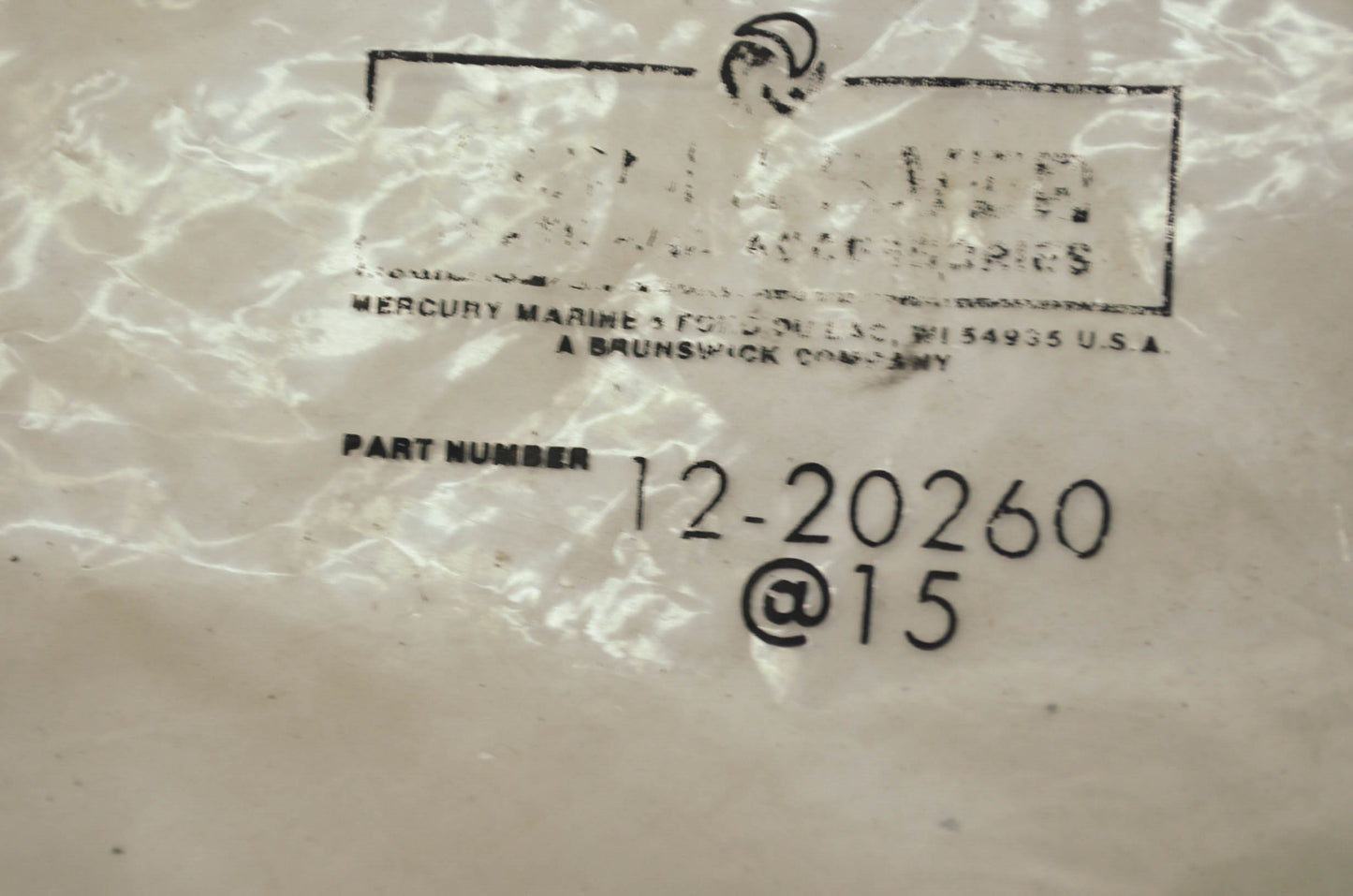 Marine Outboard Drain Screw Gasket NOS