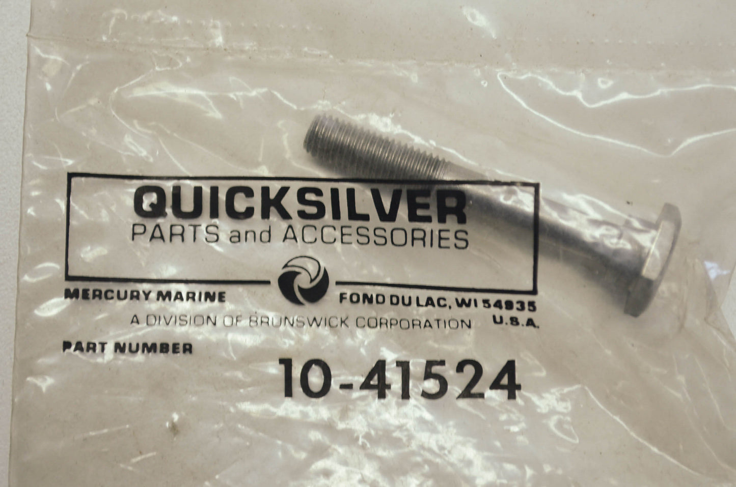 NEW OEM Mercury Marine Outboard Bolt NOS