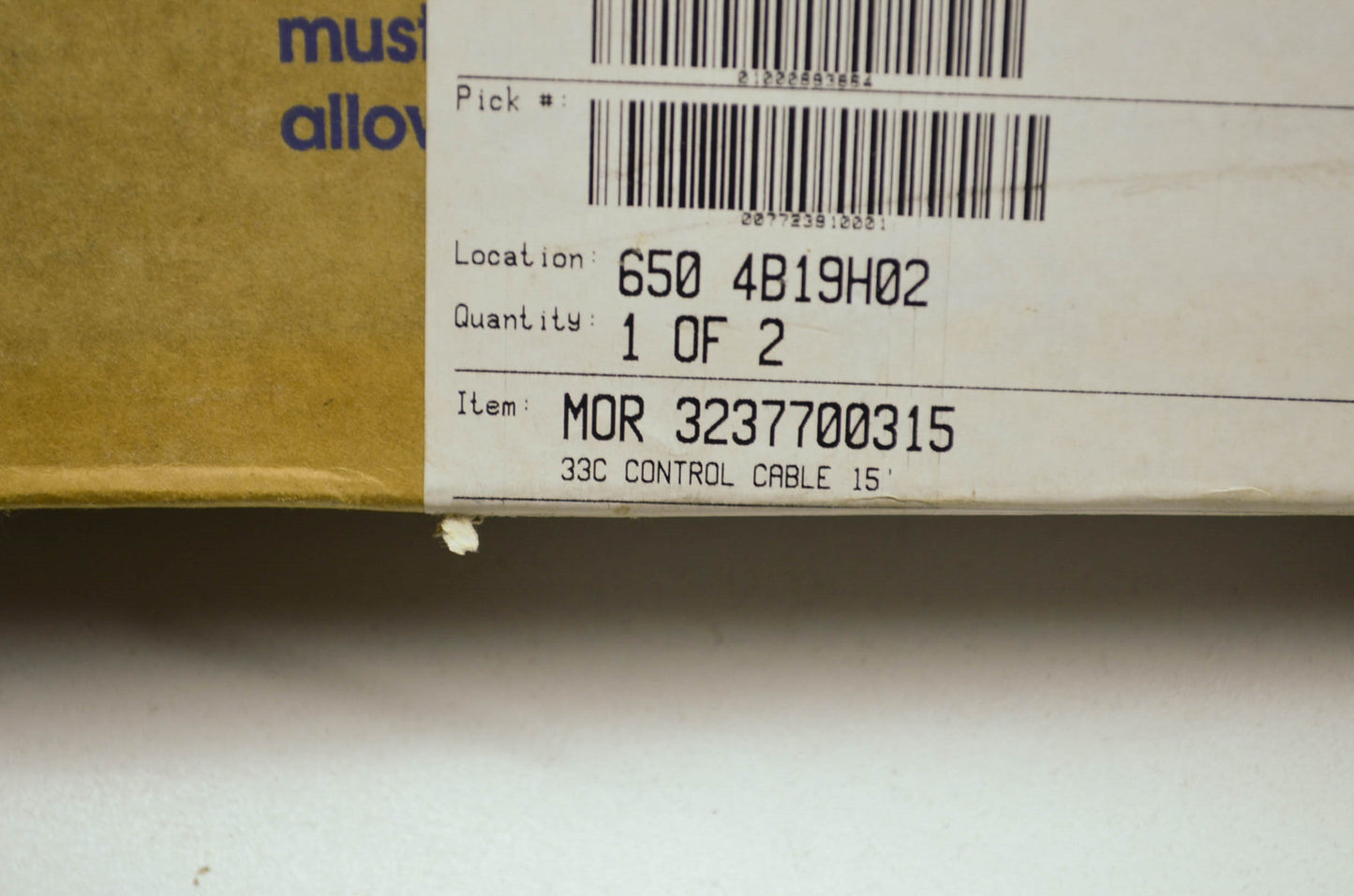 NEW Teleflex Engine Remote Control Cable Red Jacket NOS 3237700315
