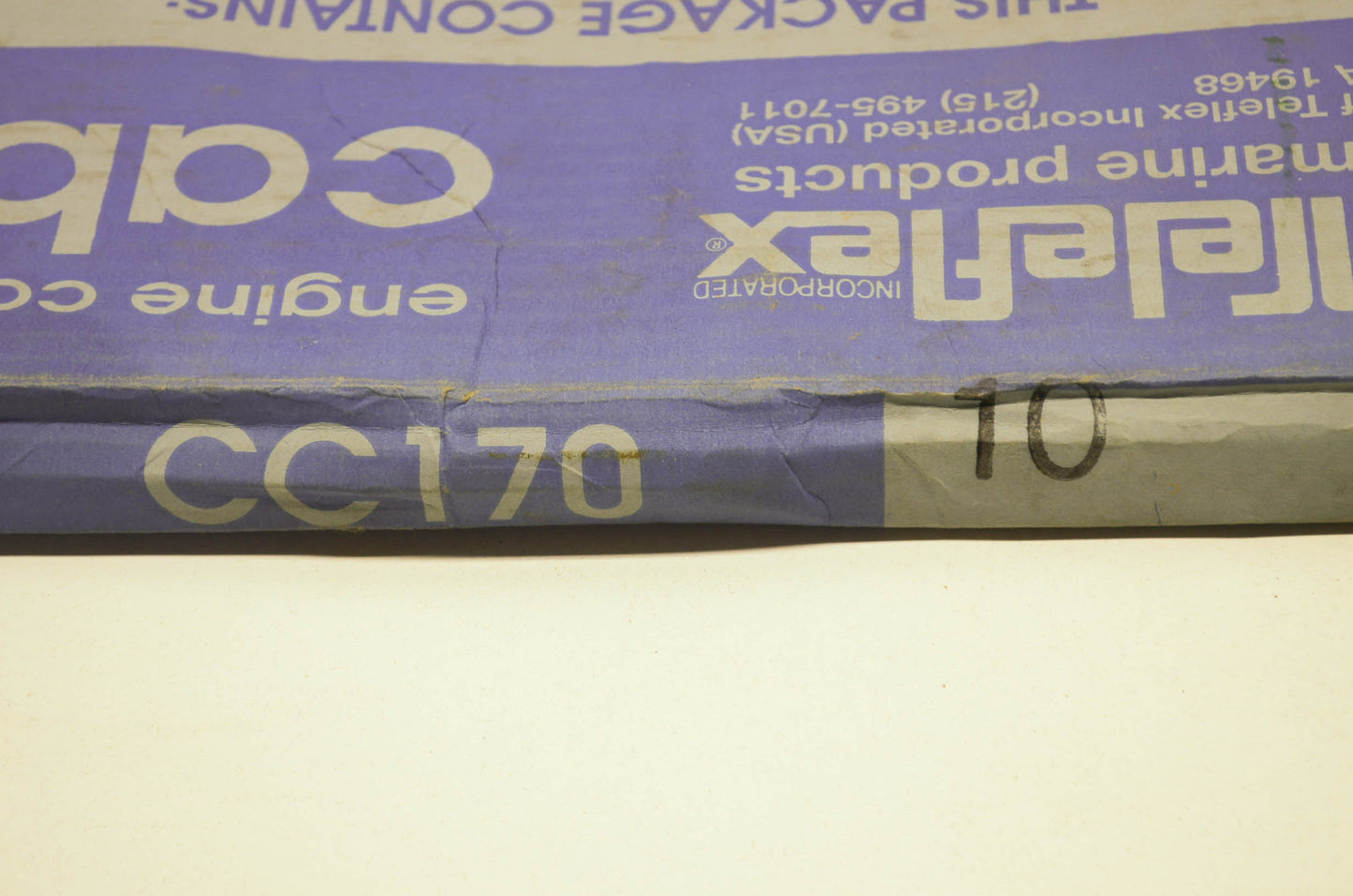 NEW Teleflex Engine Remote Control Cable 10' NOS