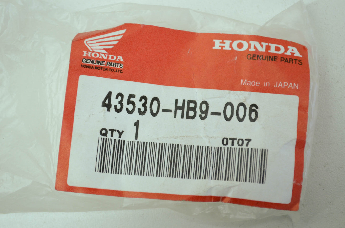 OEM Honda 43530-HB9-006 Push Rod NOS