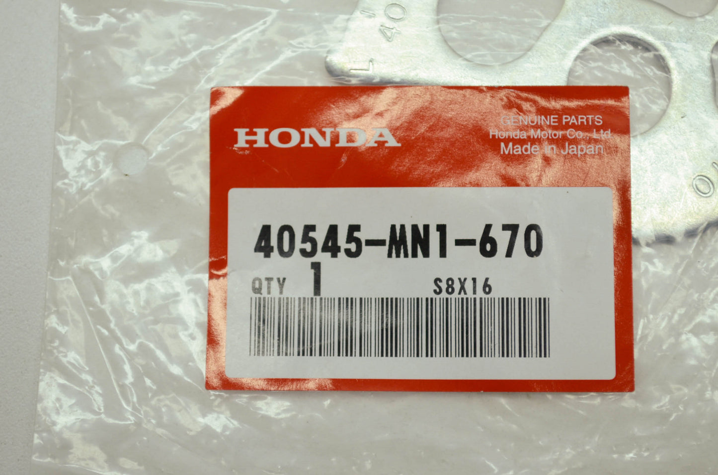OEM Honda 40545-MN1-670 Left Chain Adjuster NOS