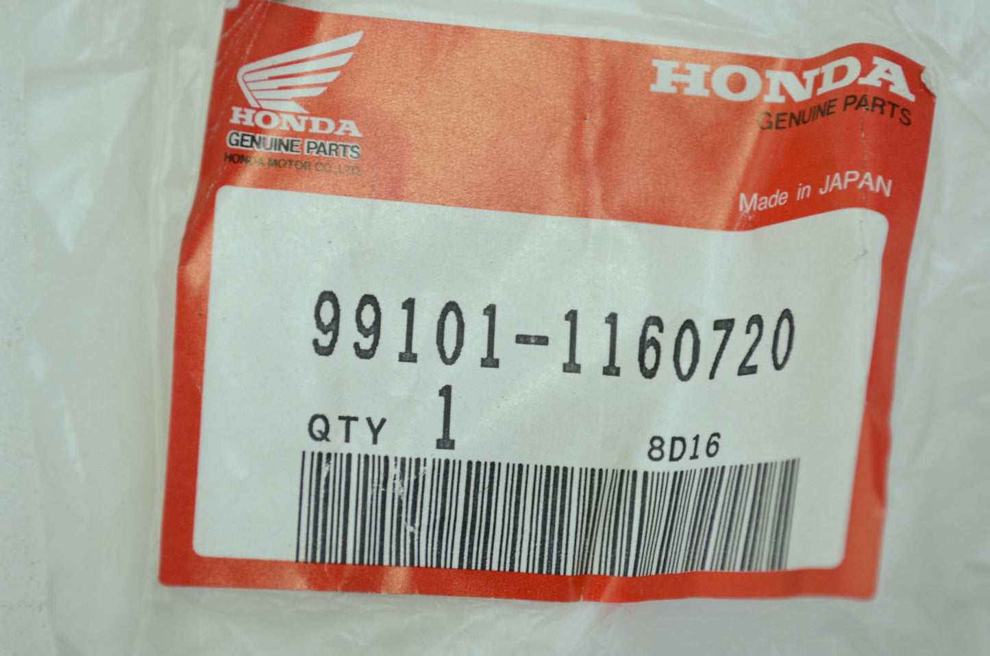 OEM Honda 99101-1160720 Slow Jet #72 NOS