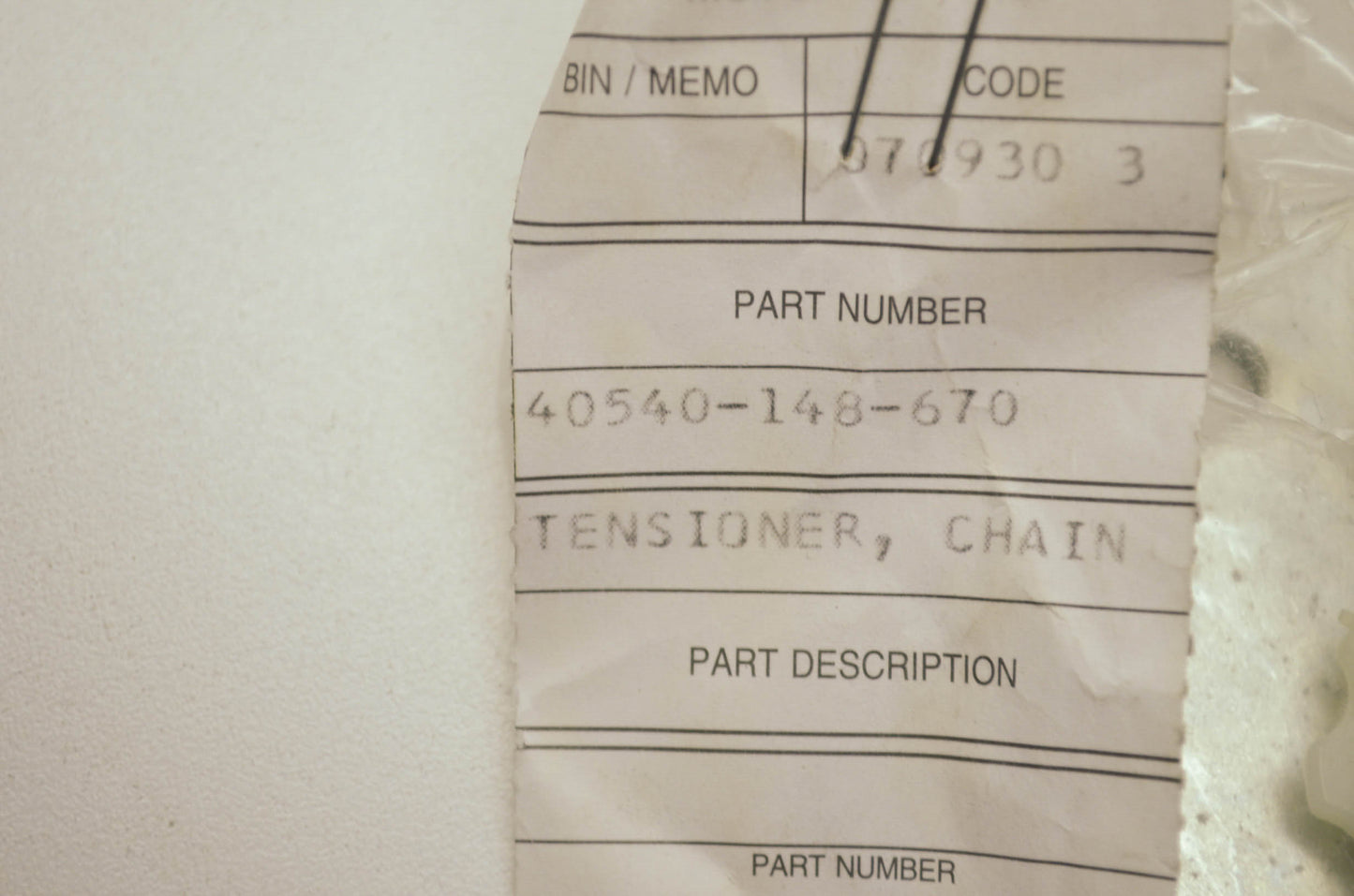 OEM Honda 40540-148-670 Chain Tensioner Kit NOS