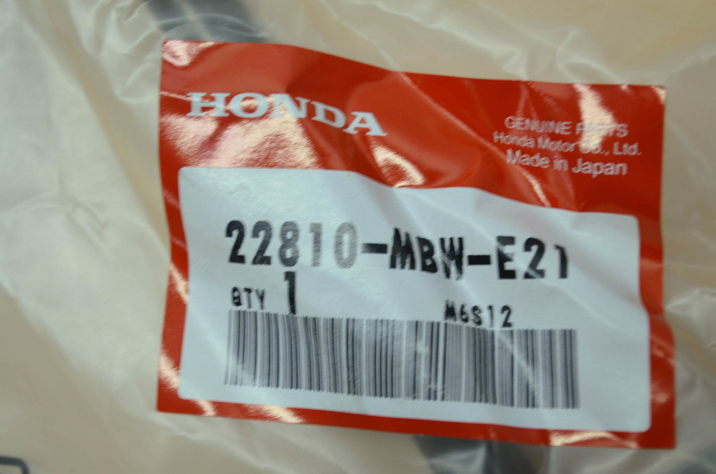 OEM Honda 22810-MBW-E21 Clutch Lever NOS