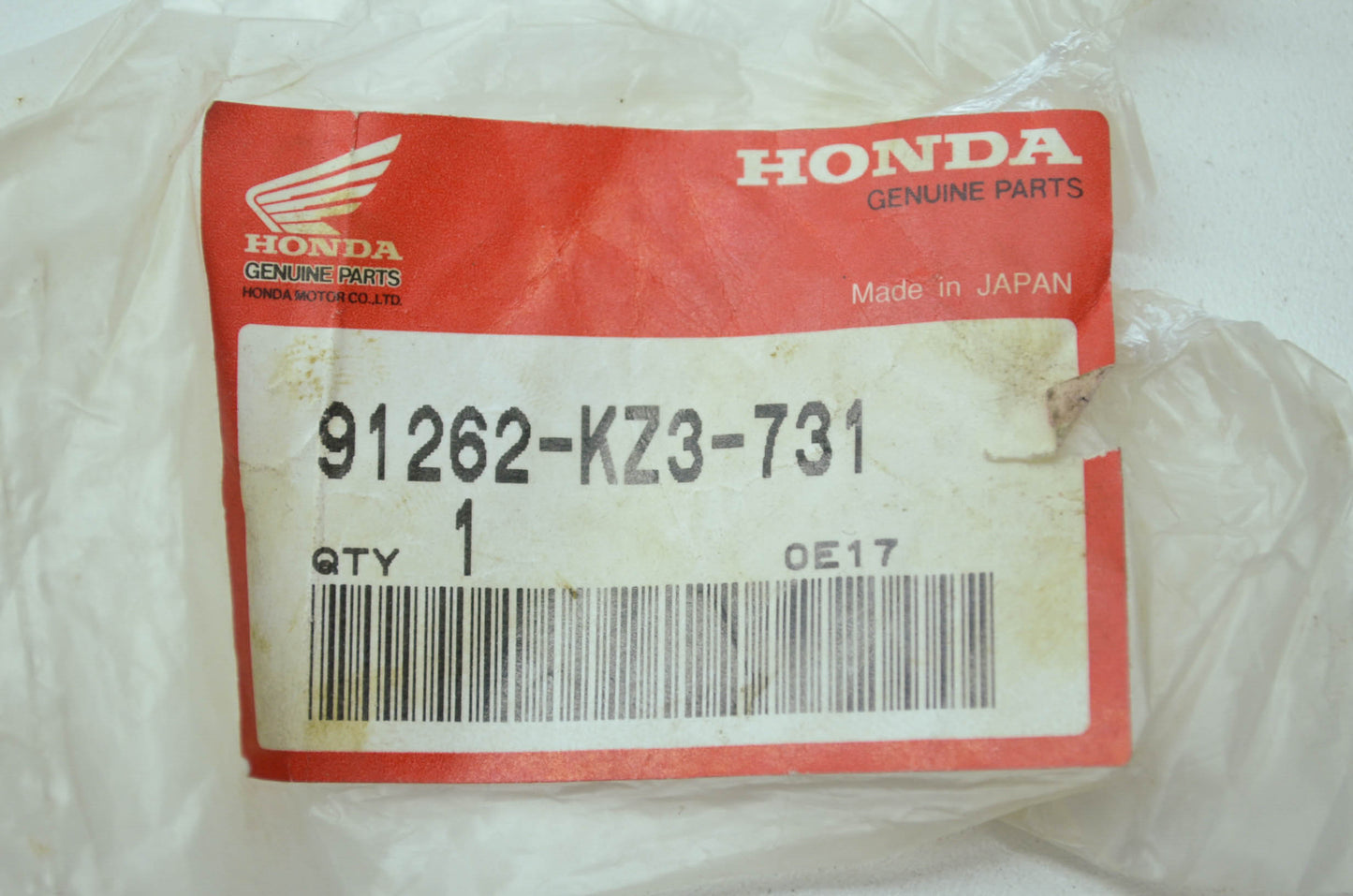 New OEM Honda 91262-KZ3-731 Dust Seal (25X32X4) NOS