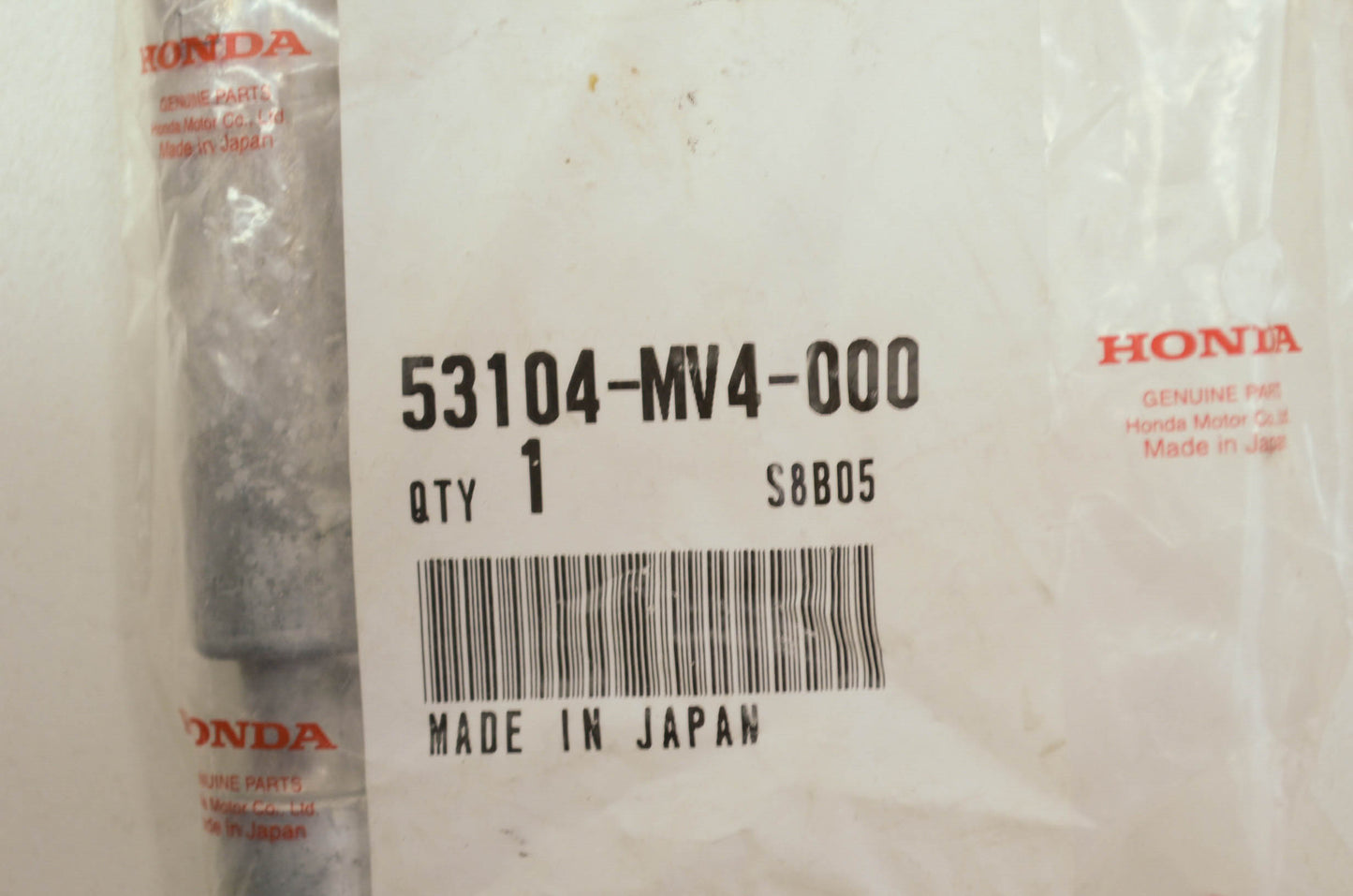 OEM Honda 53104-MV4-000 Handlebar Weight B NOS