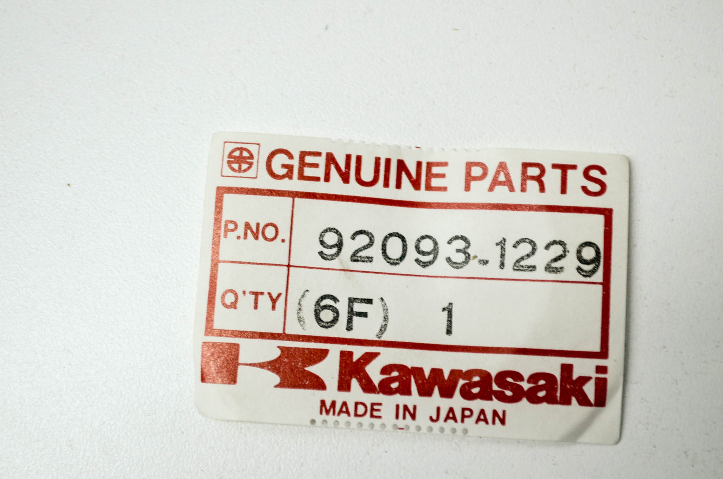 OEM Kawasaki 92093-1229 Seal NOS