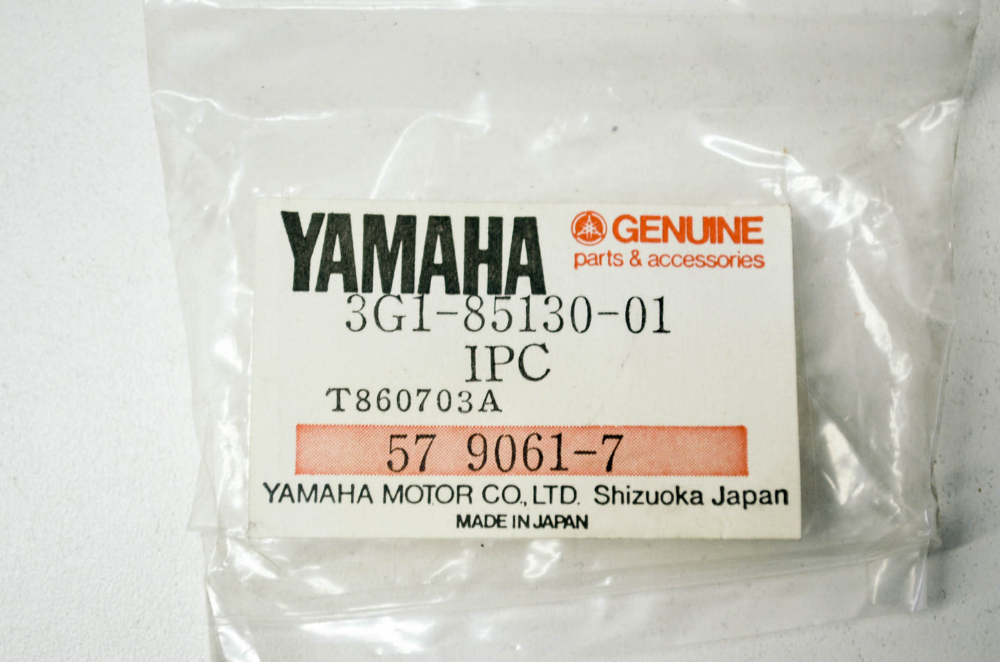 OEM Yamaha 3G1-85130-01-00 Rear Reflector Assembly NOS