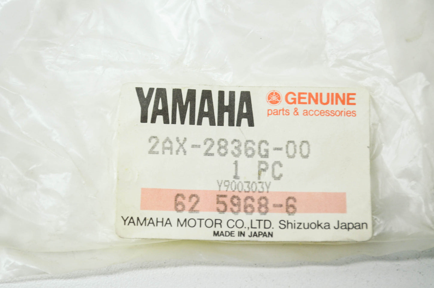 OEM Yamaha 2AX-2836G-00-00 Bracket 4 NOS