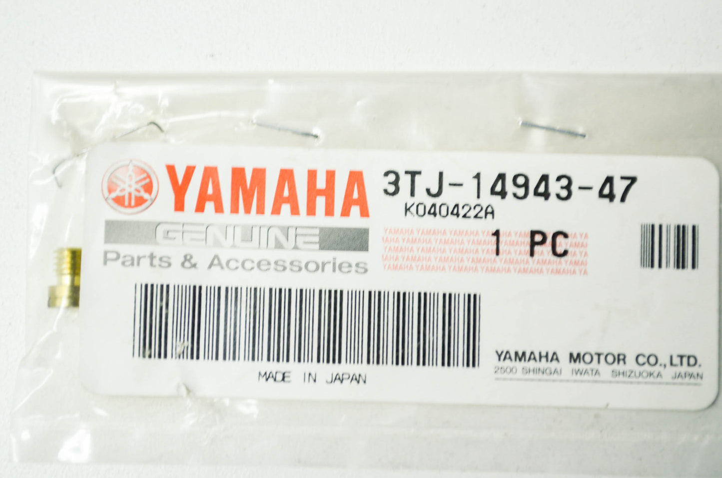 OEM Yamaha 3TJ-14943-47-00 Jet #200 NOS