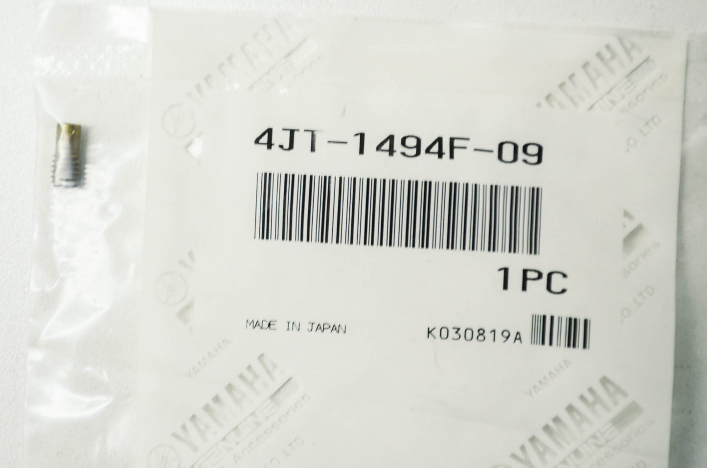 OEM Yamaha 4JT-1494F-09-00 Jet (#55) NOS