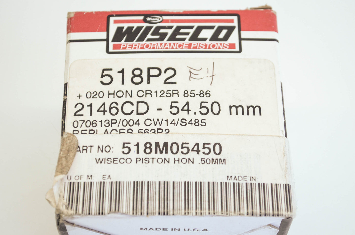 Piston Honda 85-86 CR125R NOS