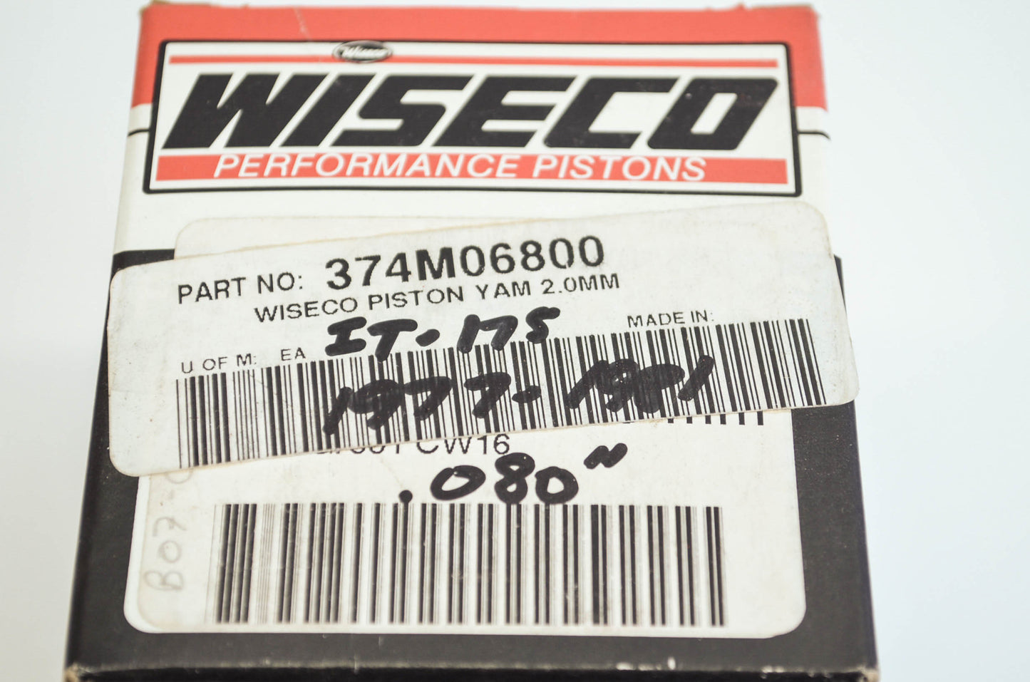 Piston Yamaha IT175 (1976 - 1981), YZ175 (1976 - 1981) NOS