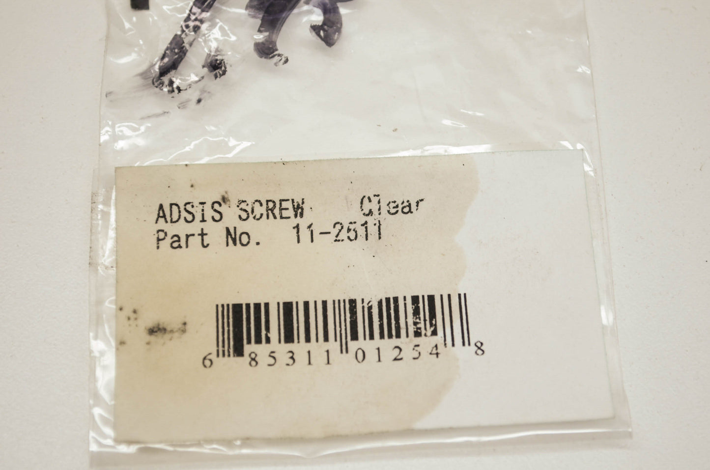 Clear Screws Qty 4 NOS