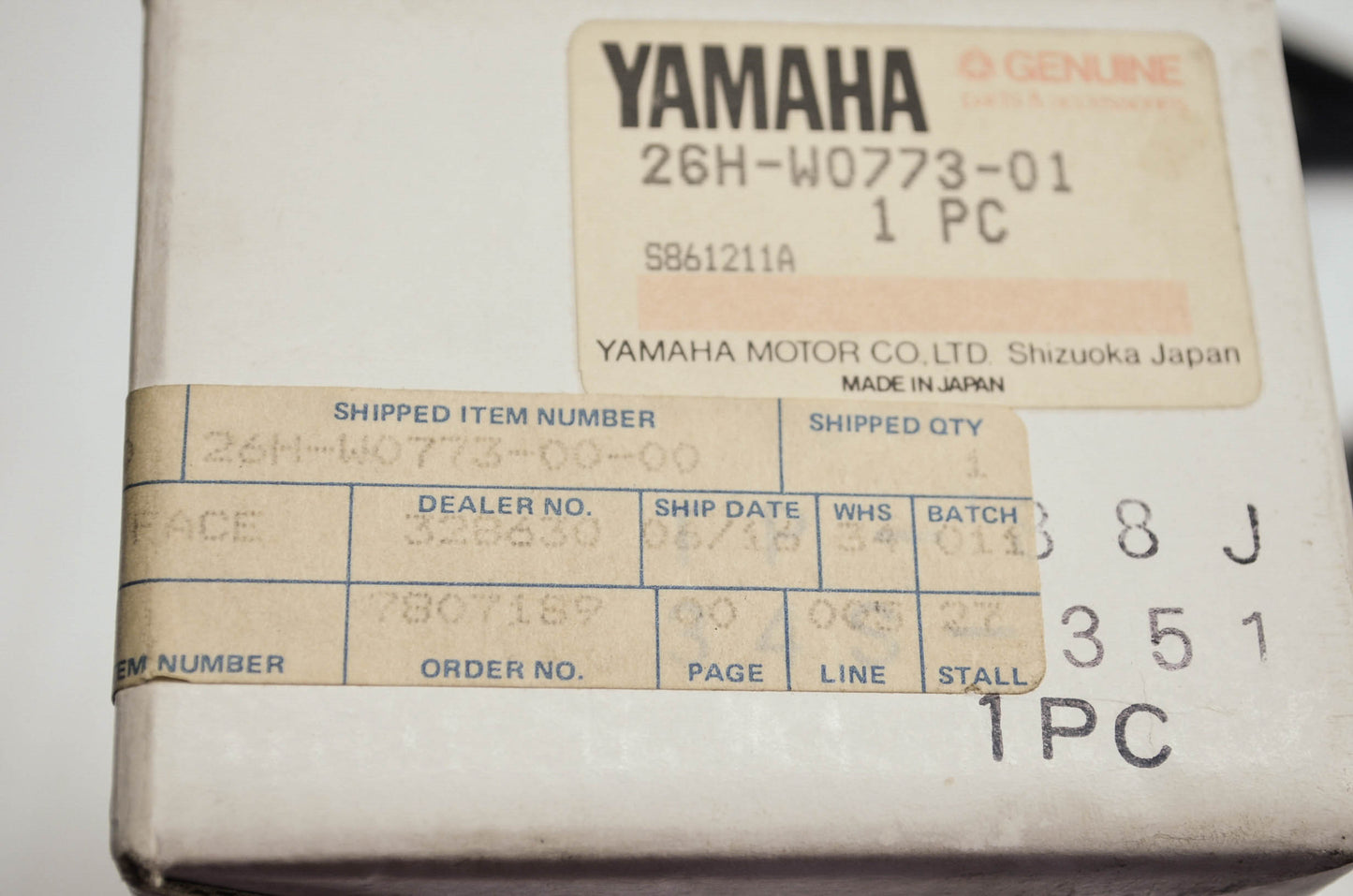 New OEM Yamaha XVZ12/13 Head set NOS