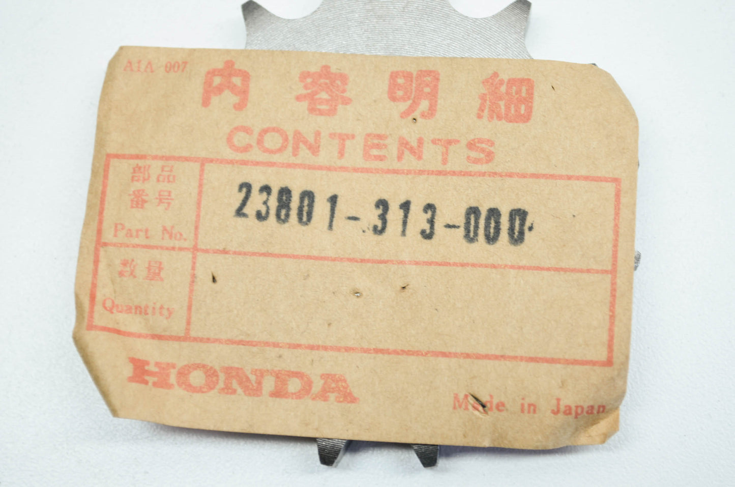 OEM Honda 23801-313-000 Sprocket 16T NOS