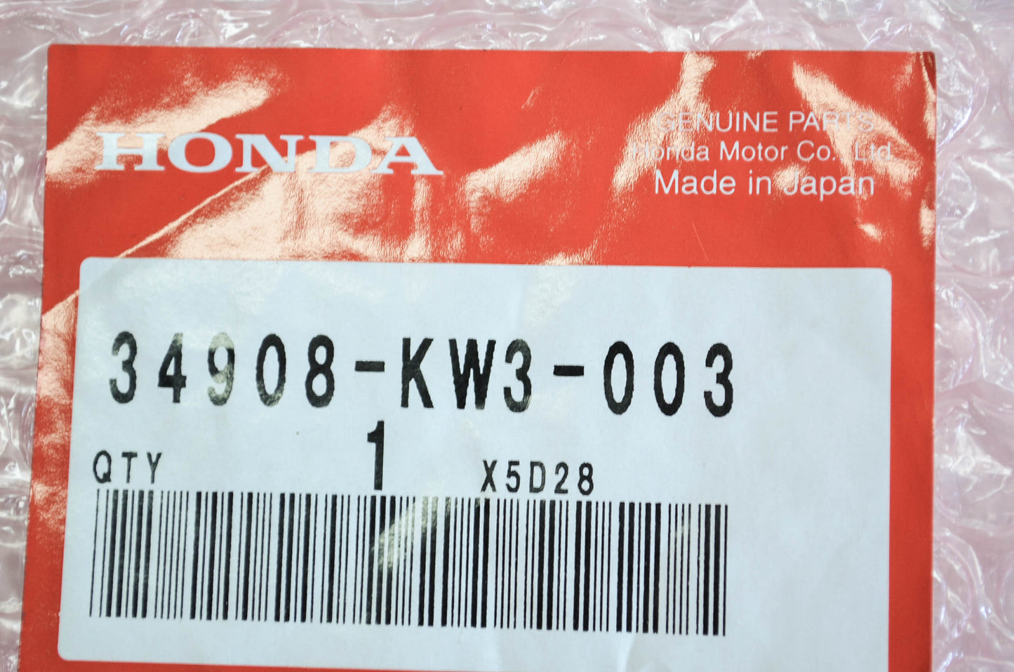 OEM Honda 34908-kw3-003 Bulb (12V 3.4W) Qty 3 NOS