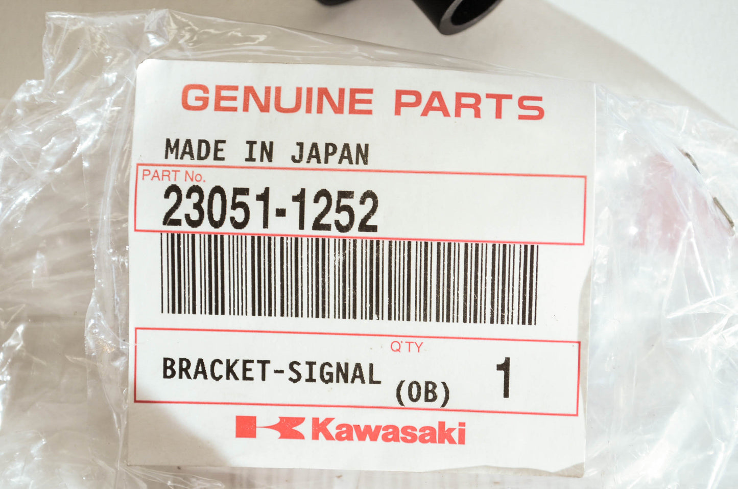 OEM Kawasaki 23051-1252 Signal Lamp Bracket NOS