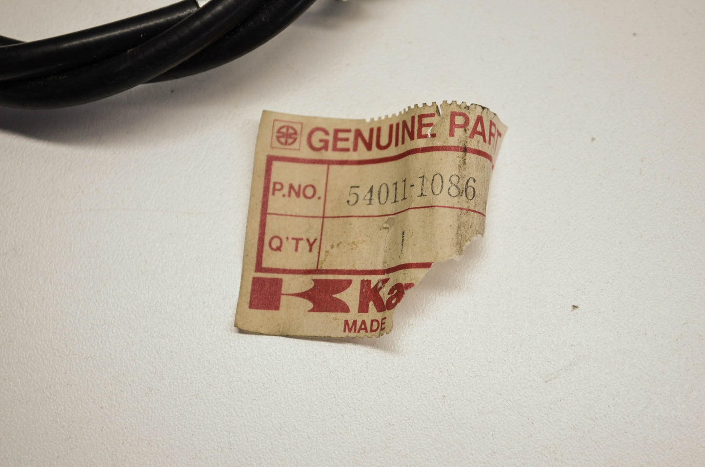 OEM Kawasaki 54011-1086 Clutch Cable NOS