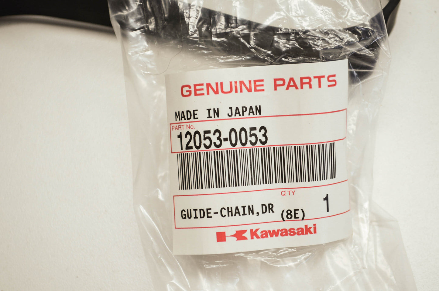 OEM Kawasaki 12053-0053 Front Drive Chain Guide NOS