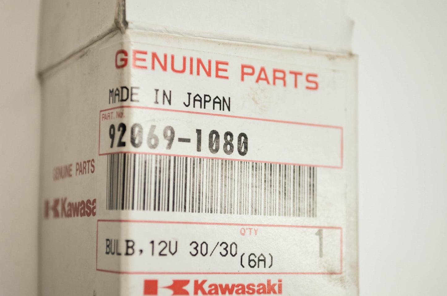 OEM Kawasaki 92069-1080 Bulb NOS