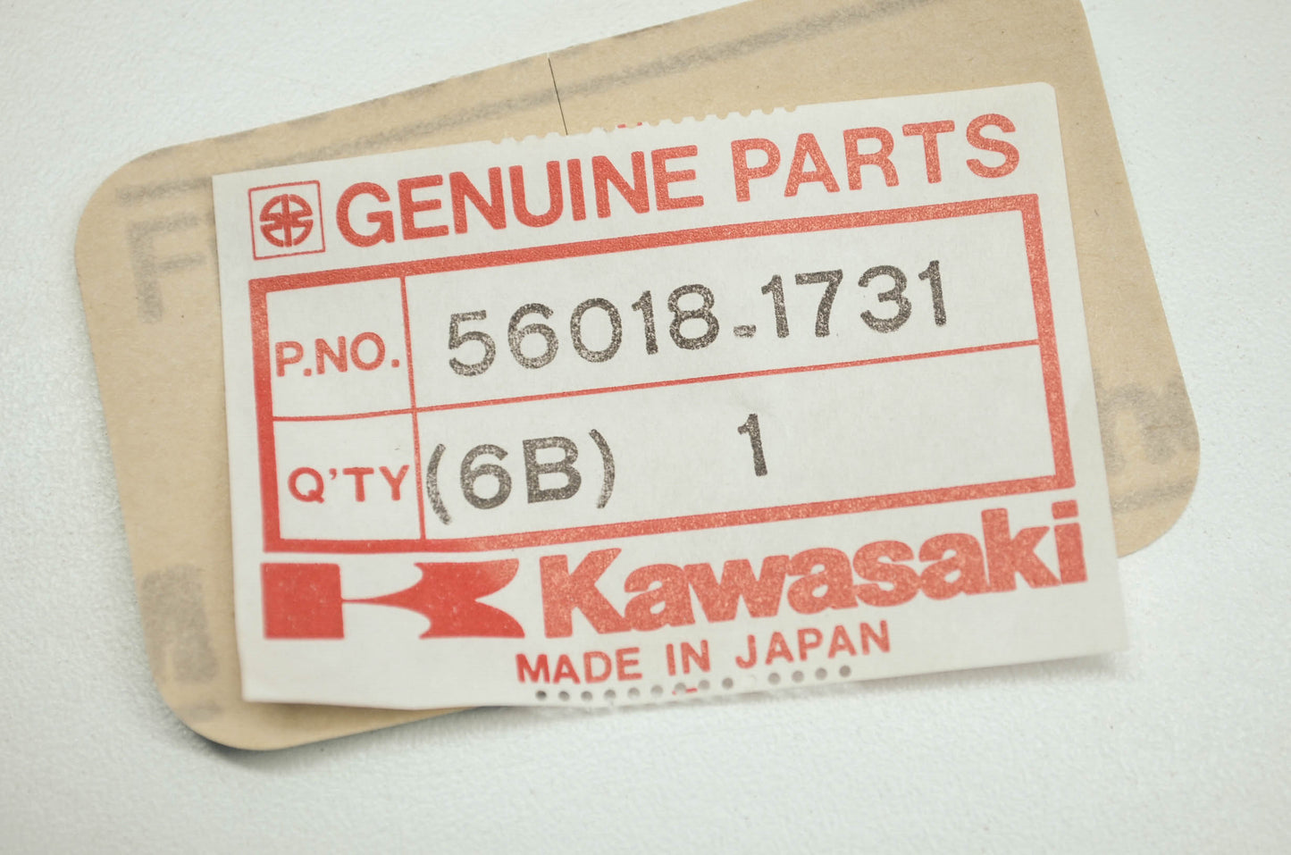OEM Kawasaki 56018-1731 Side Cover Mark "80" NOS