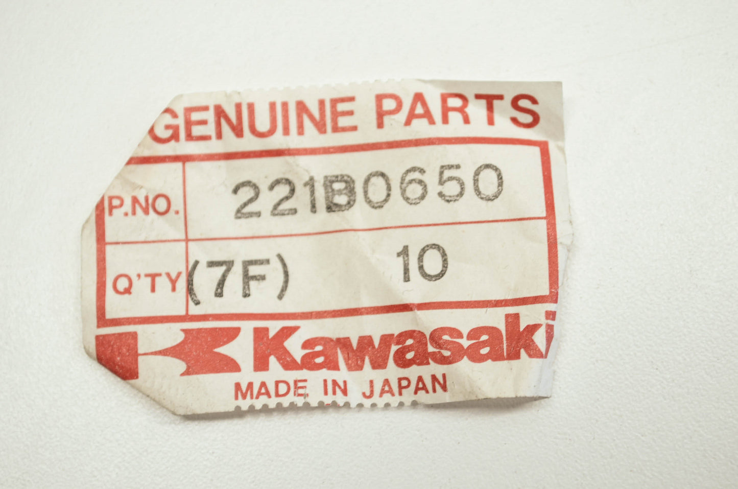OEM Kawasaki 221b0650 Counter Sunk Head Screw NOS