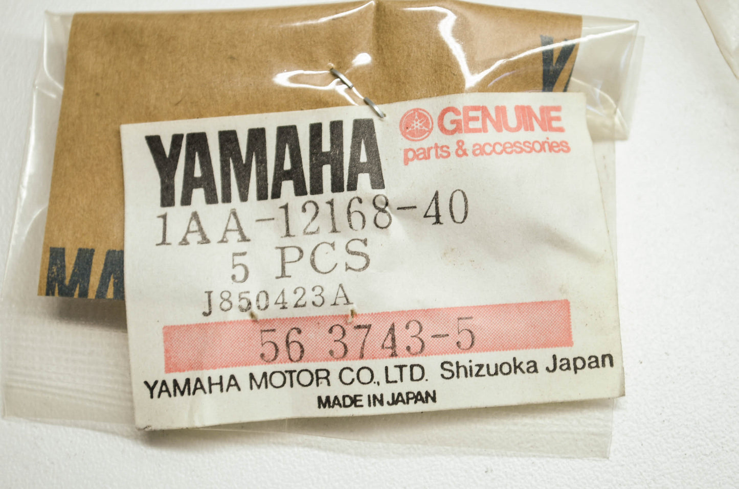 OEM Yamaha 1aa-12168-40-00 Adjusting Pad 1.30 Qty 5 NOS