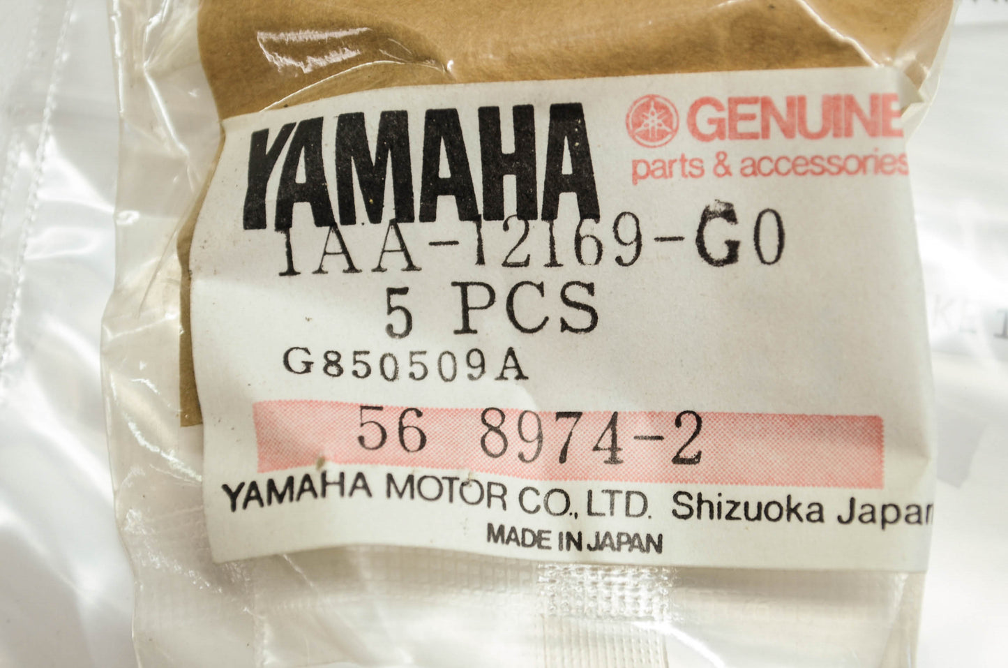 OEM Yamaha 1aa-12169-g0-00 Adjusting Pad 2.20 Qty 5 NOS