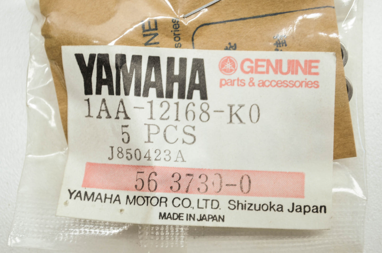 OEM Yamaha 1aa-12168-k0-00 Adjusting Pad 1.60 Qty 5 NOS
