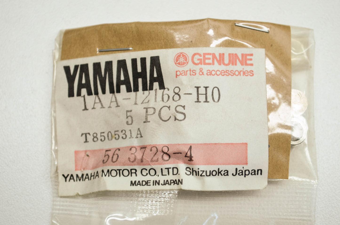 OEM Yamaha 1aa-12168-h0-00 Adjusting Pad 1.55 Qty 5 NOS