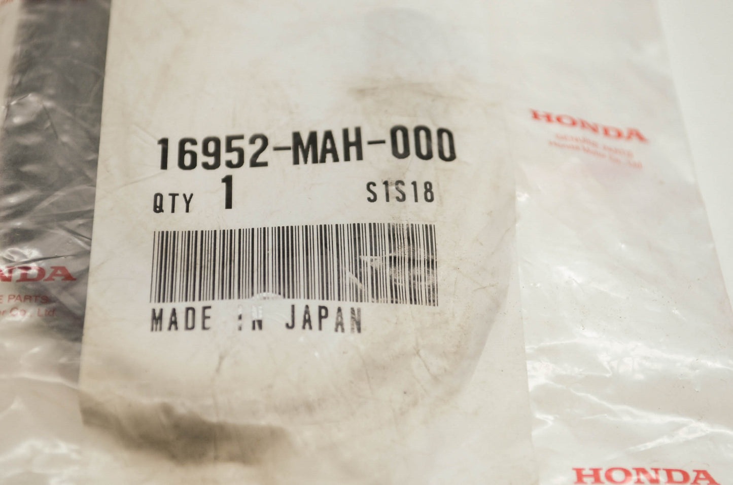 OEM Honda 16952-mah-000 Fuel Tube B NOS