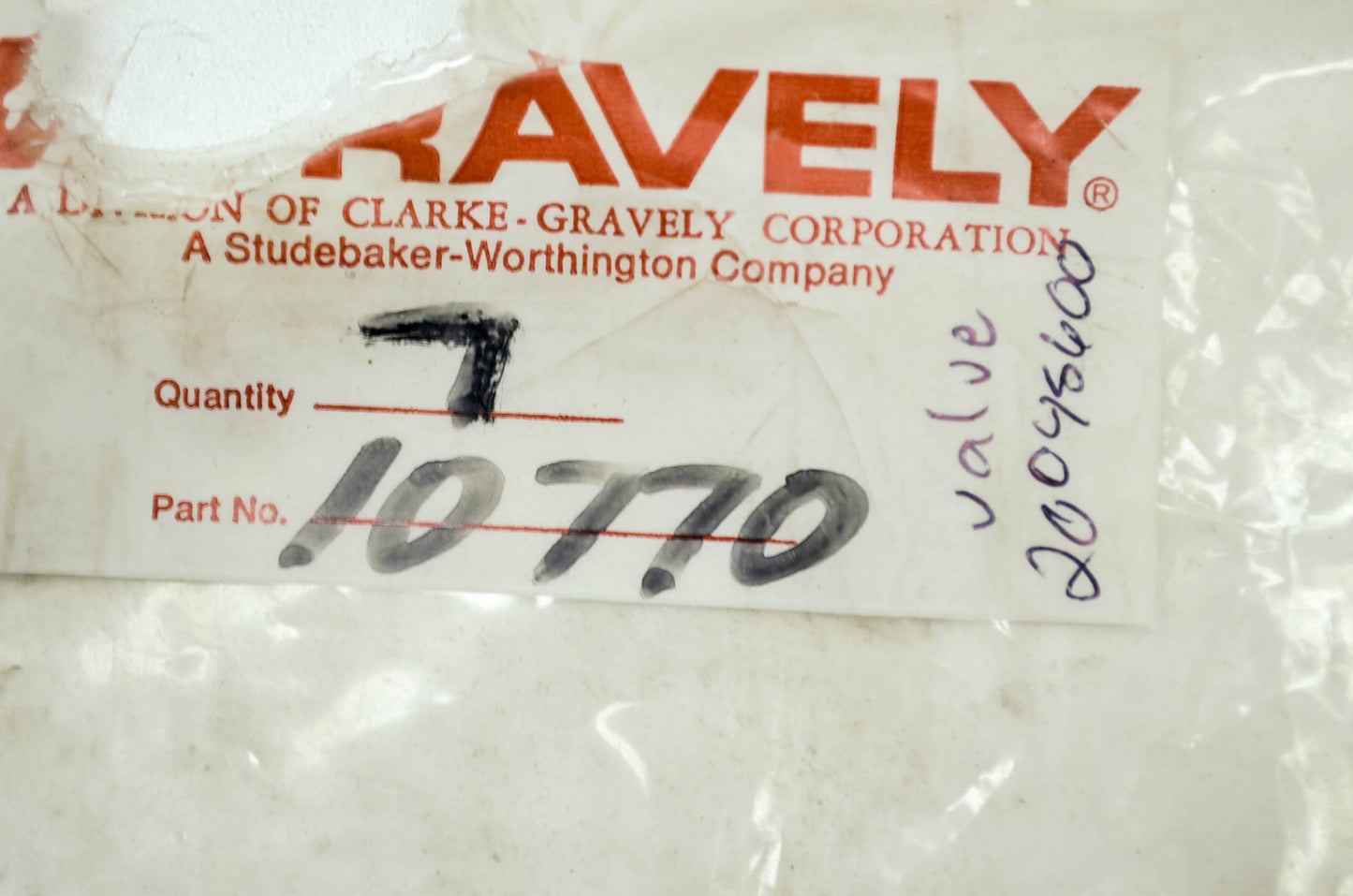 Valve Cover Gasket NOS