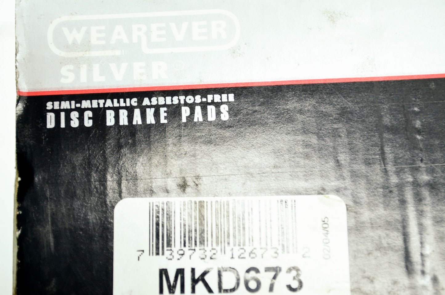 New Wearever Silver Premium Semi-Metallic Disc Brake Pads NOS