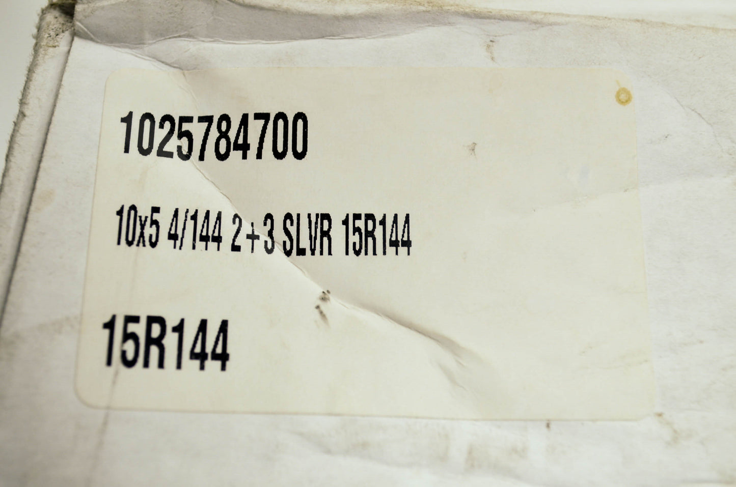 Steel Rim 10x5 Silver 4/144 2+3 Offset NOS