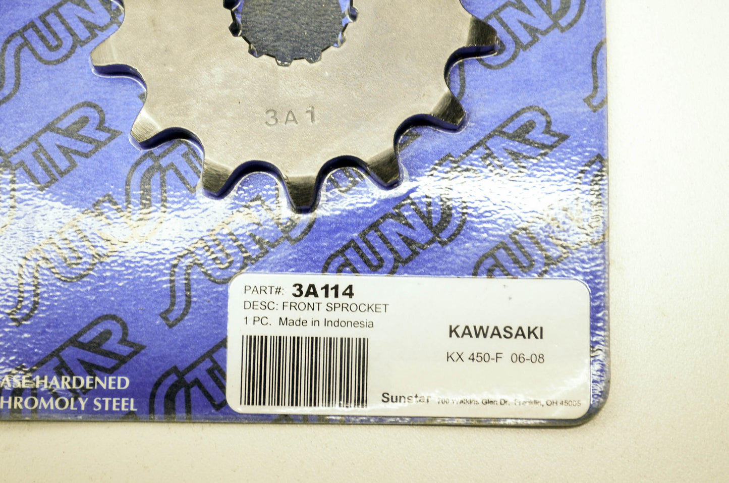 New Sunstar Front Sprocket 14T Kawasaki 06-14 KX450F NOS