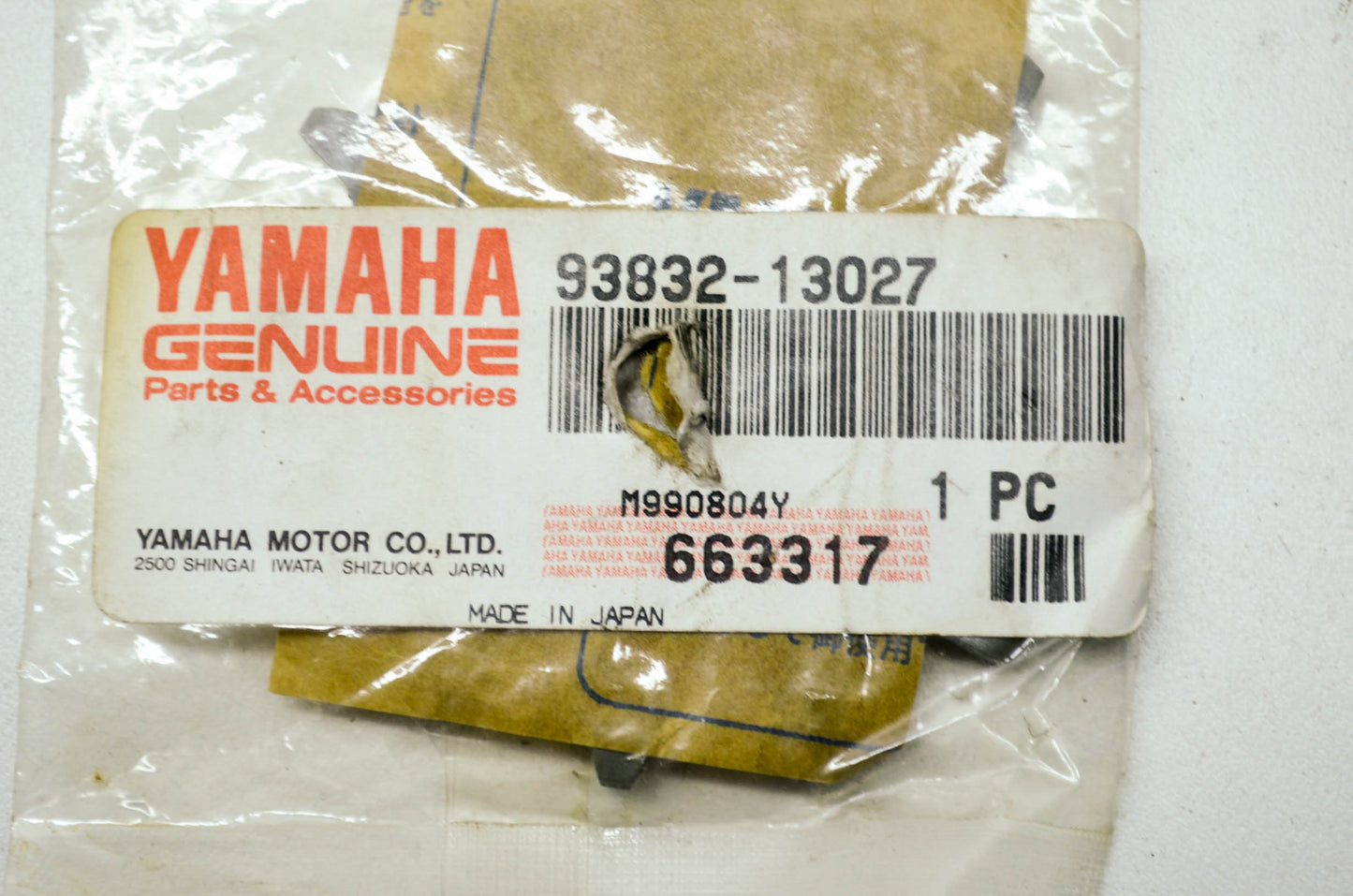 OEM Yamaha 93832-13027-00 Drive Sprocket