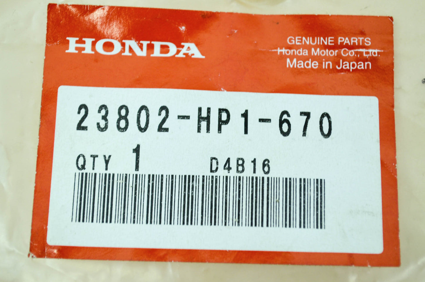 OEM Honda 23802-HP1-670 Sprocket 14T NOS