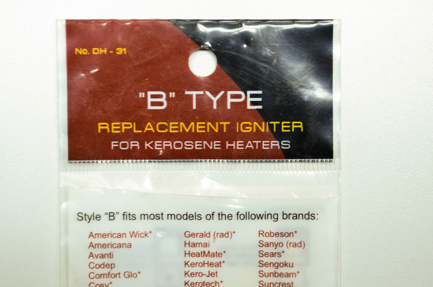 New DH-31 B Type Replacement Igniter for Kerosene Heaters NOS