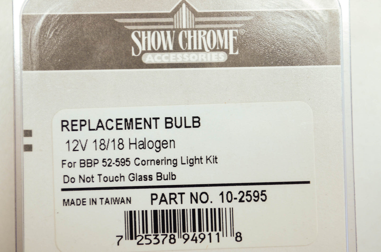 New Show Chrome Halogen Headlamp Replacement Bulb 12v 18/18 Honda GL 1500 CH80 N