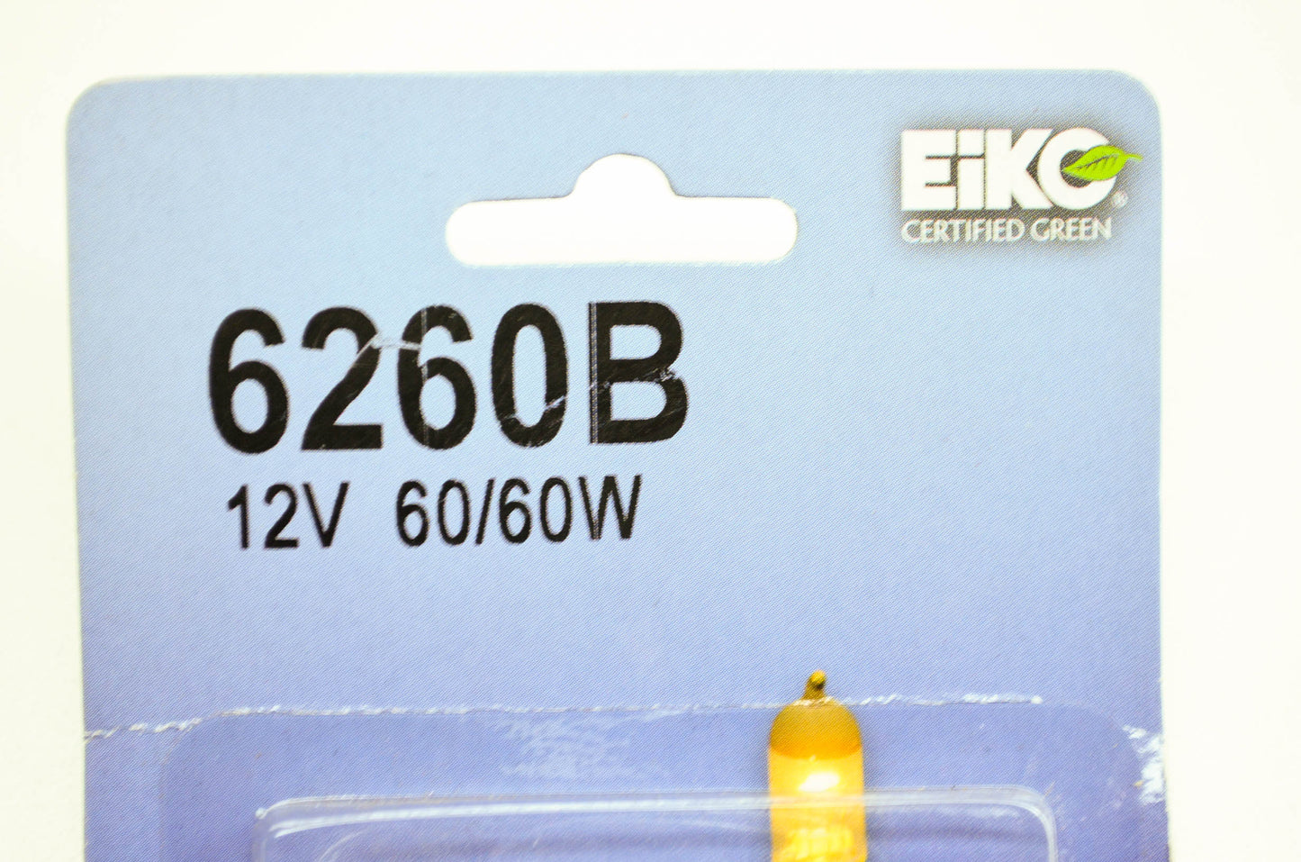 New Eiko Certified Green Dual Contact Light Bulb 12V 60/60W NOS